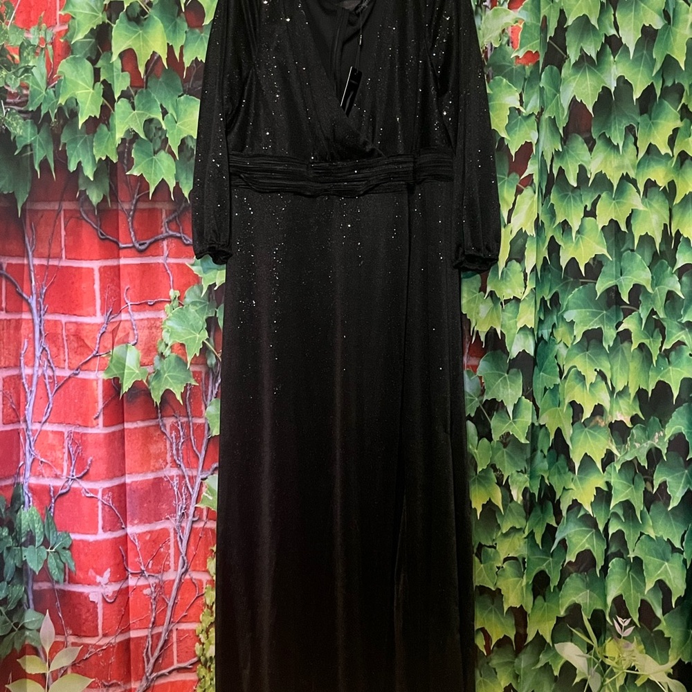 Ever Pretty Elegant Black Long Sleeve Dress